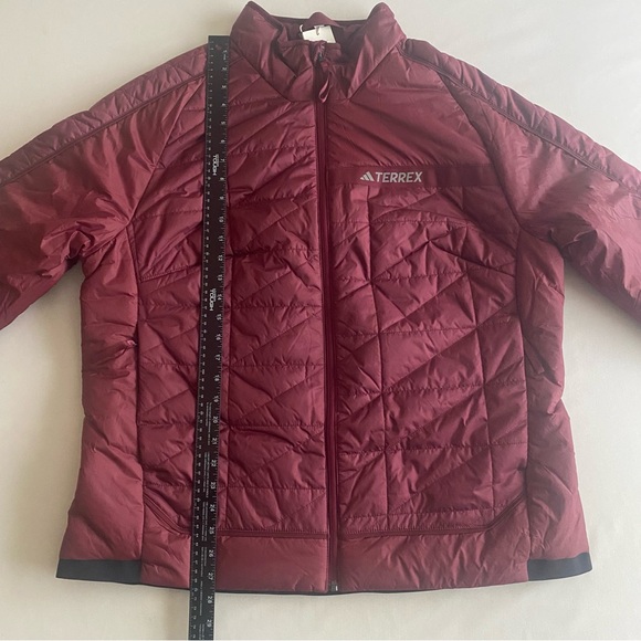 Adidas Terrex Puffer Jacket Women Plus 1X Quilted Insulated Full Zip Pockets Top - Picture 16 of 16